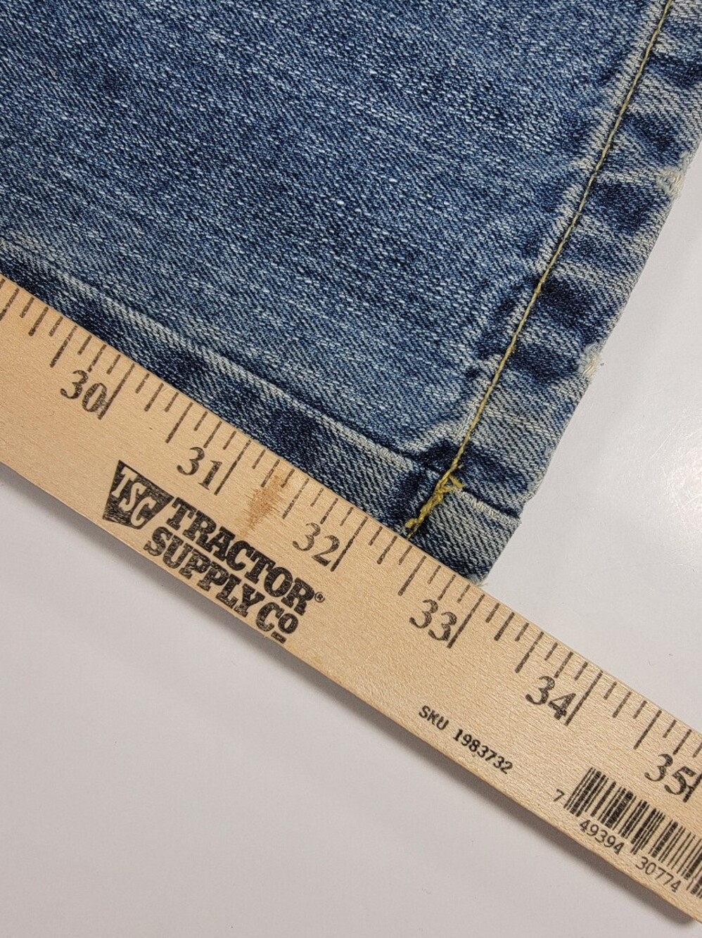 Vintage Y2K 90s Abercrombie & Fitch Flare Jeans 6 Womens Floral Embroidered NEW - Picture 13 of 16